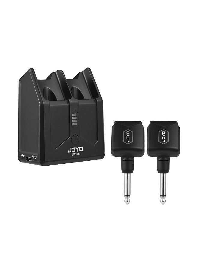 JOYO - JOYO 5.8G Wireless Guitar System Transmitter Receiver Set with Charging Compartment Digital Wireless Audio Guitar Transceiver System - Image 1