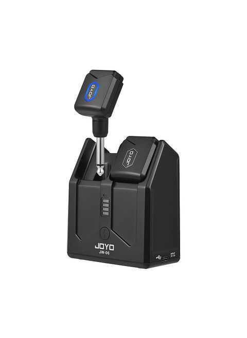 JOYO 5.8G Wireless Guitar System Transmitter Receiver Set with Charging Compartment Digital Wireless Audio Guitar Transceiver System