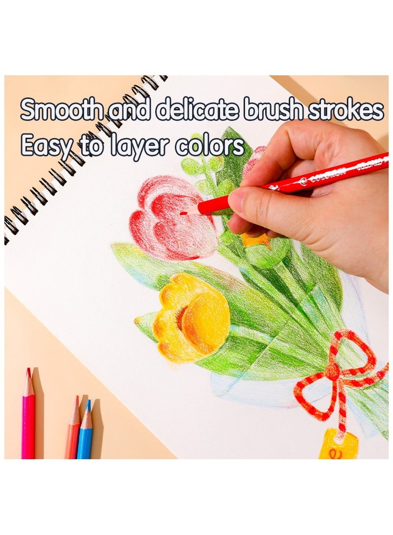 Deli EC00330 Colored Pencil Set 36 Colors – ideal for coloring, sketching & art creation - Image 2