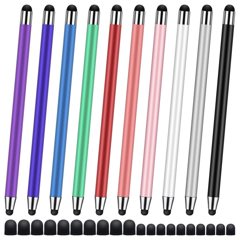 SLKIJDHFB 10Pack Stylus Pen,Stylus Pens for Touchscreen, 2-in-1High Precision and Sensitivity Stylus Pen for iPad,iPhone,Smartphones,Android and Tablets,All Universal Touch Screen Devices(10Stylus Pen+20 Tips) - Image 1