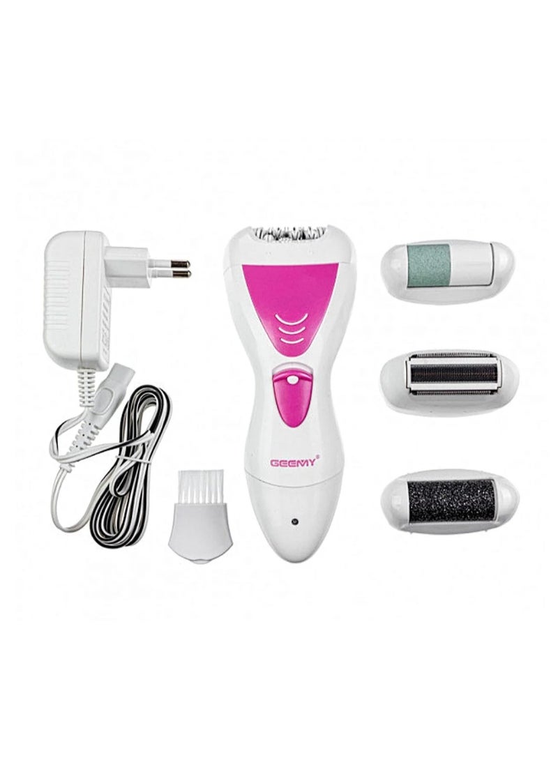 Geemy GM-7006 4-in-1 Professional Lady Epilator Hair Removal and Skin Care Device - Image 3