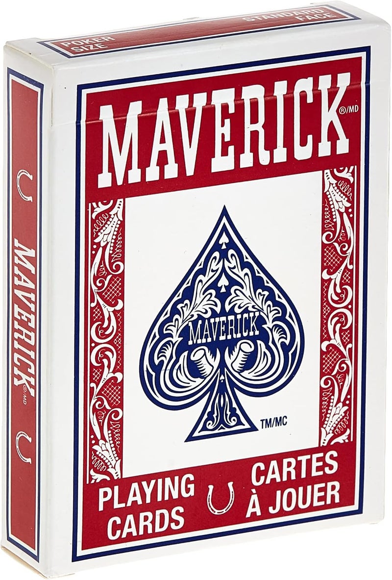 Maverick Standard Index Playing Cards, 1 CT (Colors May Vary) - Image 1