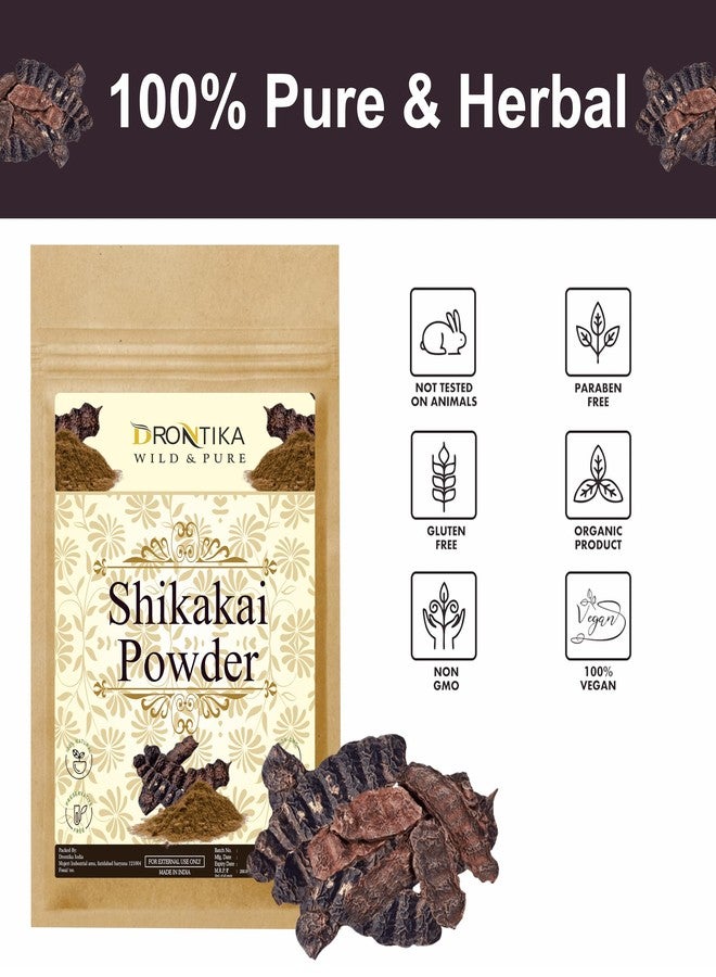 Drontika Shikakai Powder (Natural Hair Cleanser For Deep Cleansing and soft hairs),100 Grams - Image 3