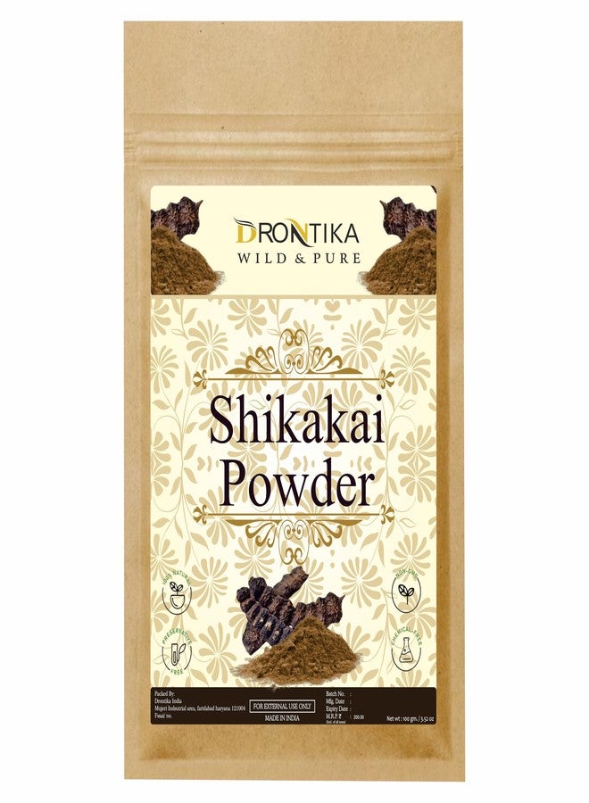 Drontika Shikakai Powder (Natural Hair Cleanser For Deep Cleansing and soft hairs),100 Grams - Image 1