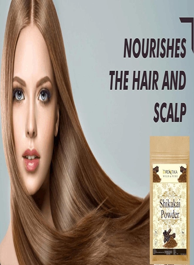 Drontika Shikakai Powder (Natural Hair Cleanser For Deep Cleansing and soft hairs),100 Grams - Image 2
