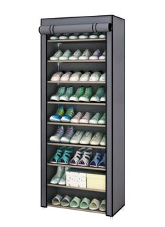 ALMUFARREJ Shoe Rack 9 Layer Grey  - Image 2