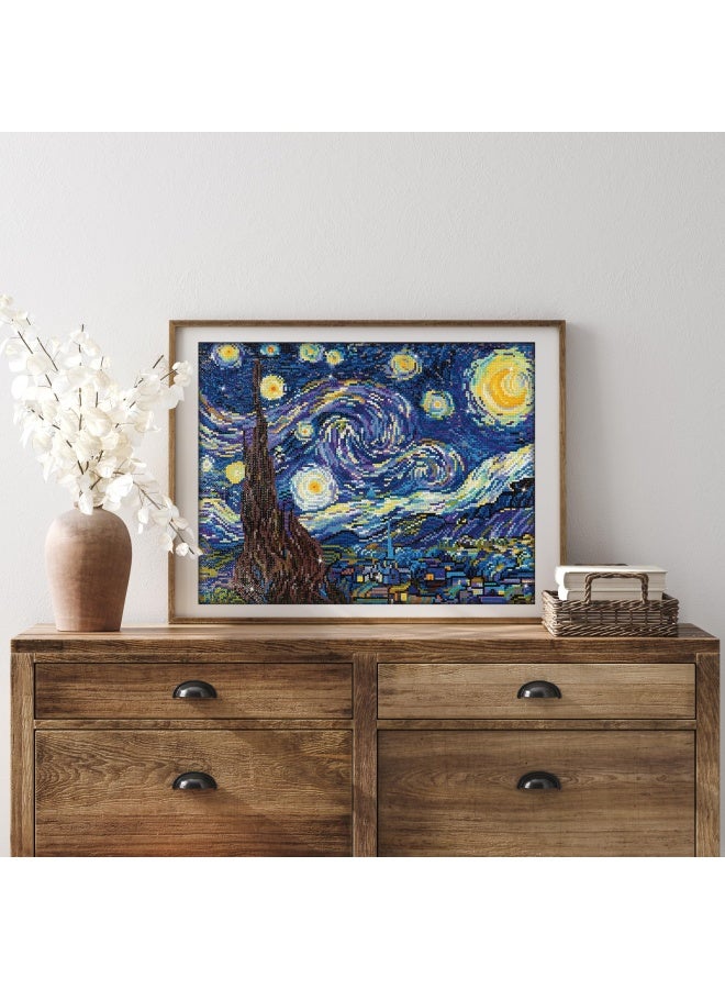 طقم رسم مبتدئين من دايموند دوتز ليلة النجوم 50.8 × 40.6 سم - Image 3