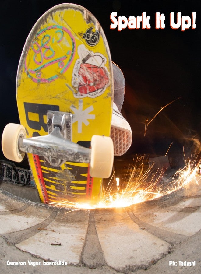 THE ORIGINAL TAIL DEVIL SPARK IT UP! قضبان التزلج المتوهجة Rail Devils من Tail Devil | قضبان لوح التزلج مزودة بأحجار صوان لإشعال الشرر | تأثير شرر رائع أثناء الانزلاق على اللوح | الإكسسوار الأمثل لراكبي ألواح التزلج - Image 2