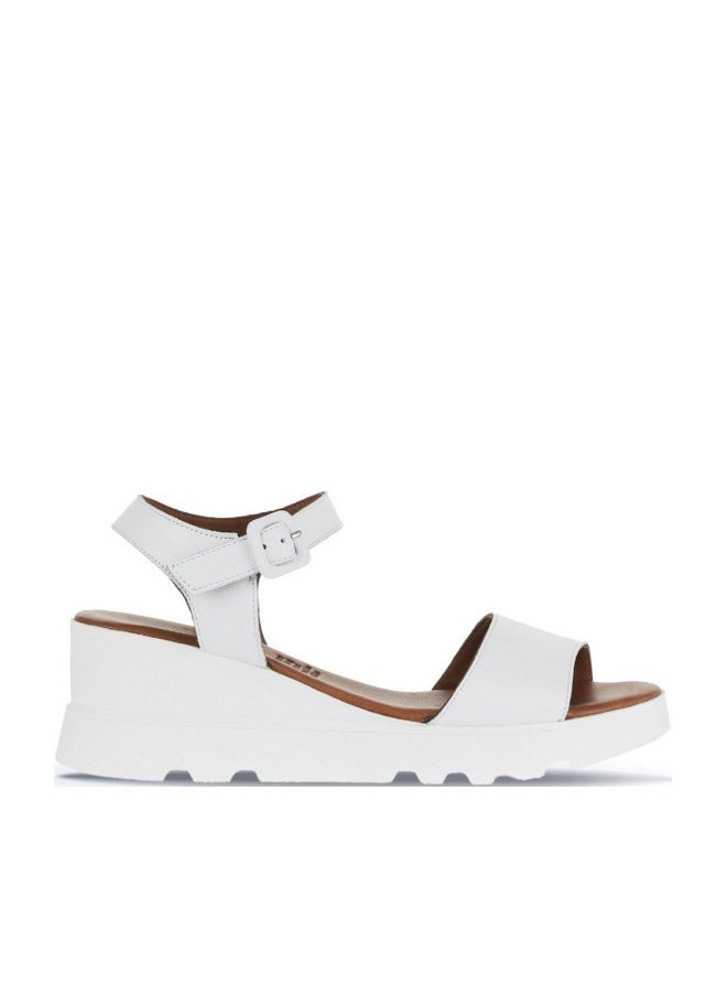 BUENO Women's Wedge Sandals – Strappy Open-Toe Design with Ankle Buckle Closure and Cushioned Sole for Stylish All-Day Wear - Image 1