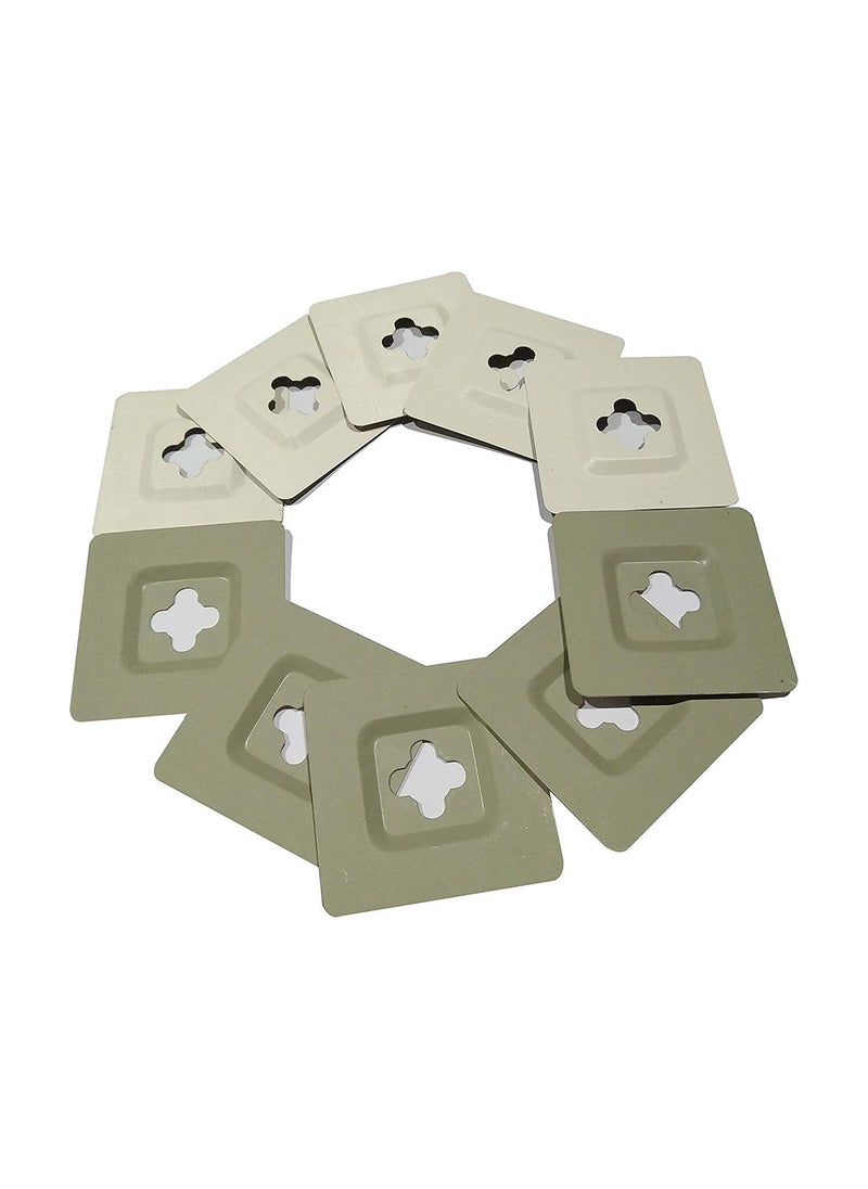 EXCEL IMPEX - EXCEL IMPEX Mirror Bracket Set of 10 pcs for Hanging Mirrors25 - Image 1