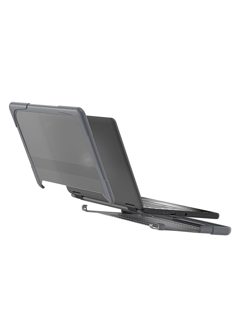 GULFLINK Hard Shell Case Cover with Kickstand Shockproof Function For Dell, Chrome book 3100/3110 11.6 inch Grey  - Image 5