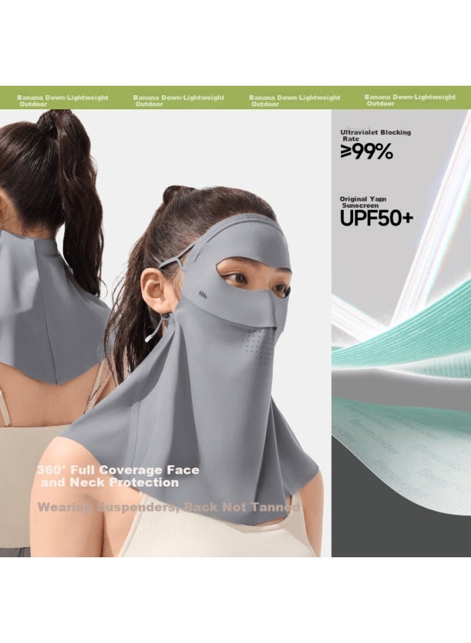 Beneunder Face Mask, Sun Protection Face Cover, Full-face Coverage, Extended Neck Protection, Lightweight And Seamless, Sun-protective Face Mask, Face Bib, High-quality Cycling Breathable