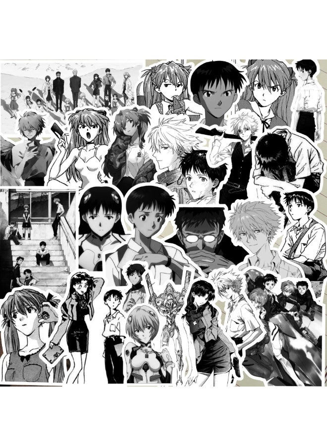 NIBEMINENT 70 Pcs Eva Deco Kit Waterproof Stickers, High Definition Printing Bright Colors, Suitable for Laptop Skateboard Luggage Water Bottle Guitar DIY - Image 2