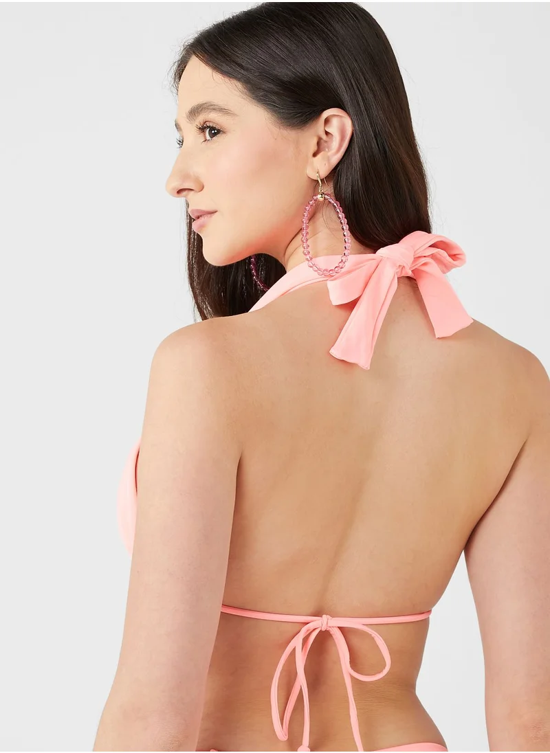 hunkemoller Halter Neck Bikini Top