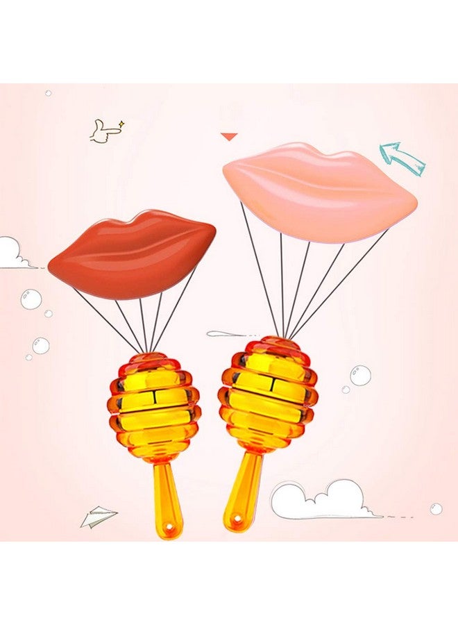 RONRONS 20 Pieces 5.5Ml;0.19Oz Clear Amber Honecomb Shaped Lip Gloss Tubes With Wand Clear Empty Lipgloss Containers Funny Lip Balm Bottle Dispenser With Rubber For Diy Lipstick Cosmetic Sample - Image 4