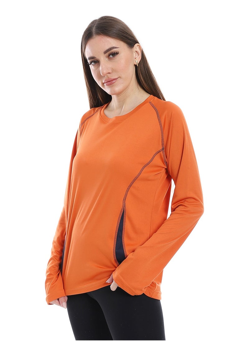 Caesar women sport t-shirt with Long sleeves  - Image 4