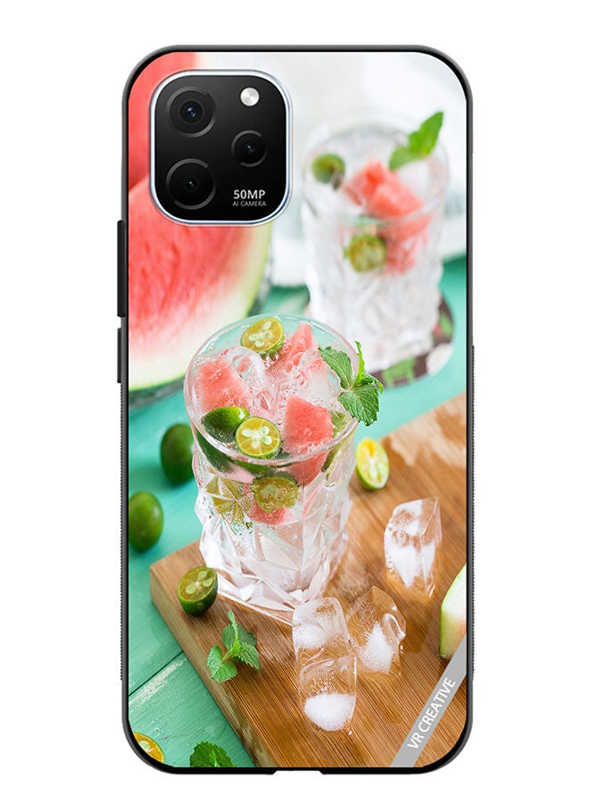VR CREATIVE Protective Case Cover For Huawei Enjoy 50z Chilling Melon Design Multicolour - Image 1
