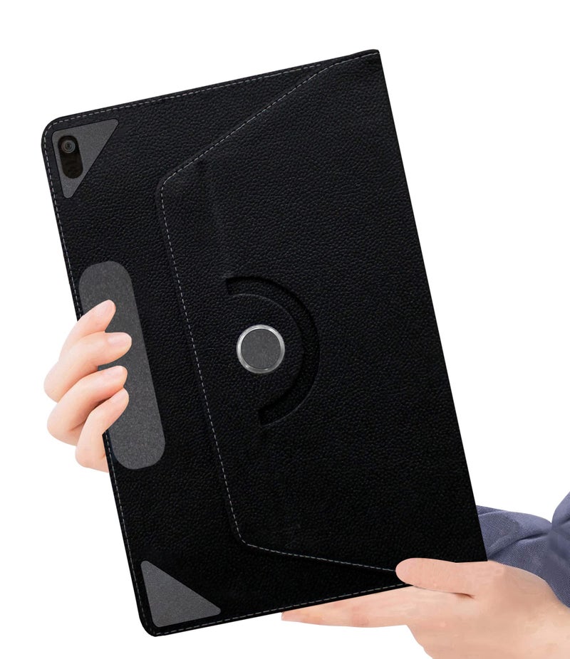 TGK Rotating Cover for Lenovo Tab 4 10 Tb-X304l Tablet (10.1) - Black Universal 360 Degree Leather Rotary Swivel Stand Case - Image 4