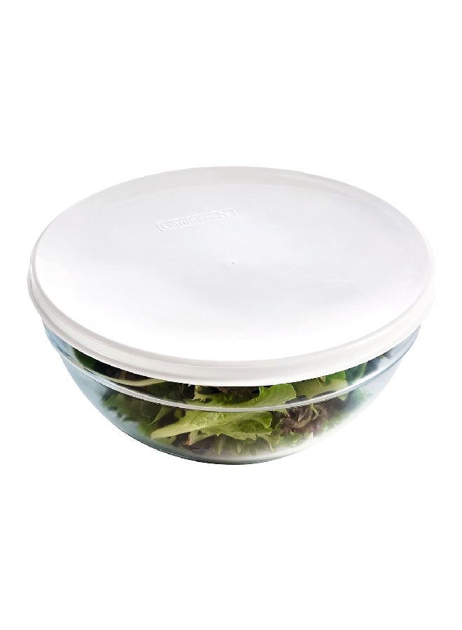 Luminarc Empilable Tempered Glass Salad Bowl with Lid White and Transparent 200 ml H1152 - Image 3