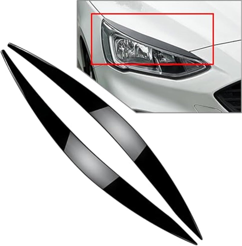 Vuzmode Headlight Eyebrow Sticker Trim for Ford Focus MK4 - Image 2