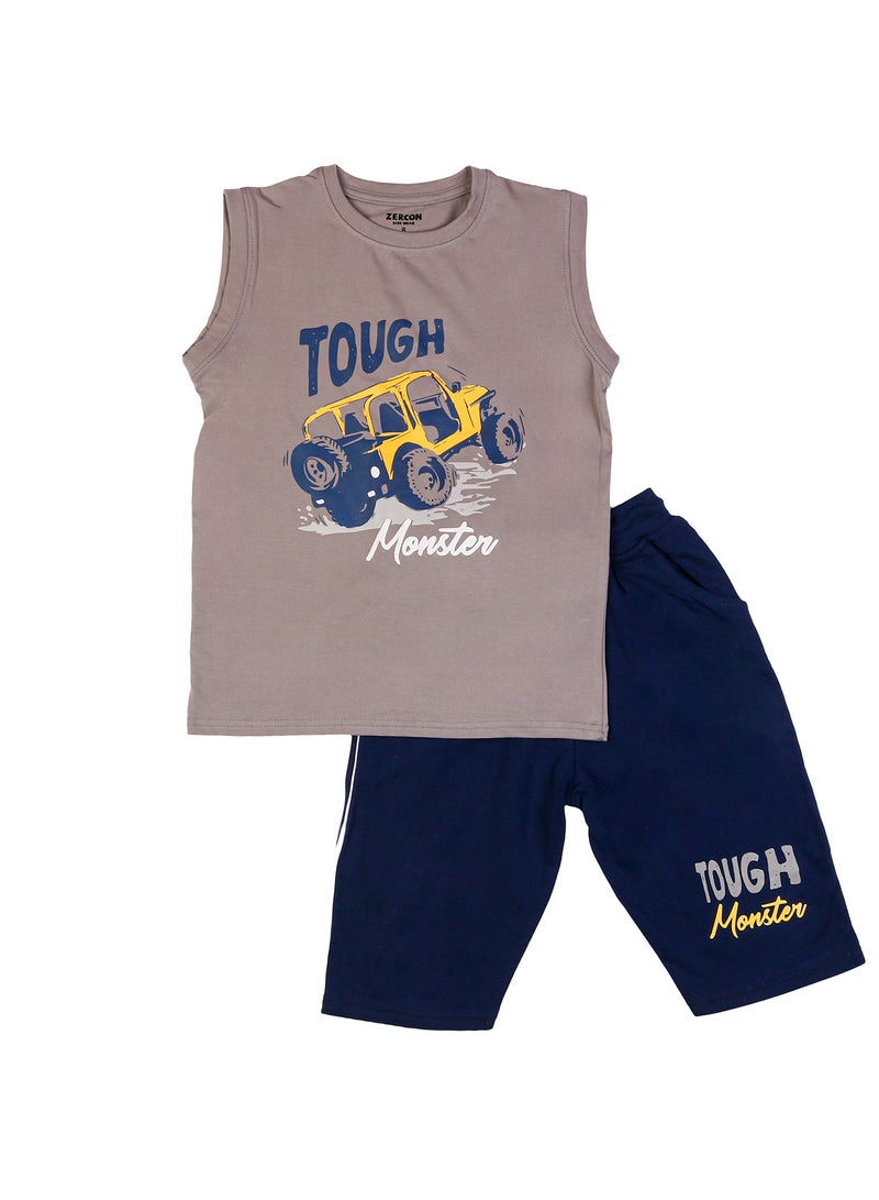 Zercon Summer Pajama Set for Boys - Image 1