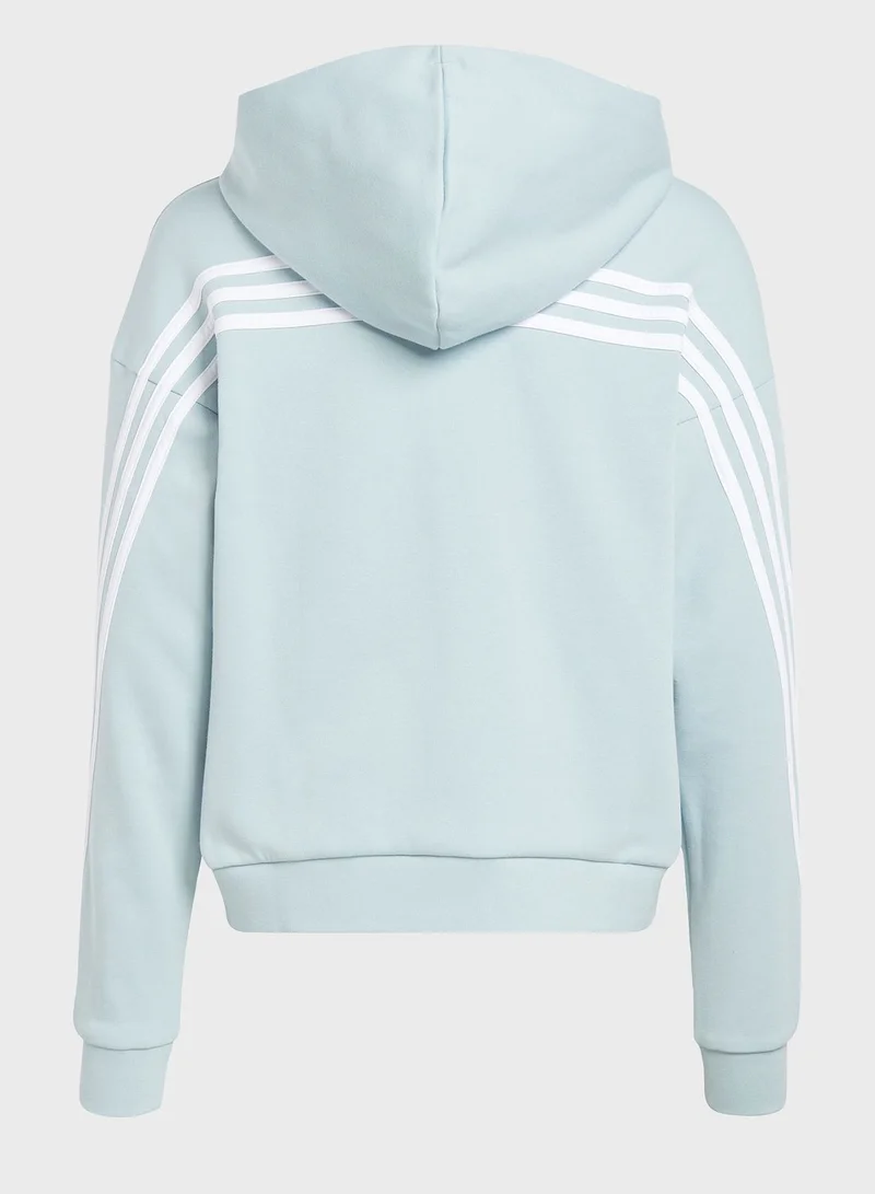 Adidas Future Icons 3-Stripes Full-Zip Hoodie