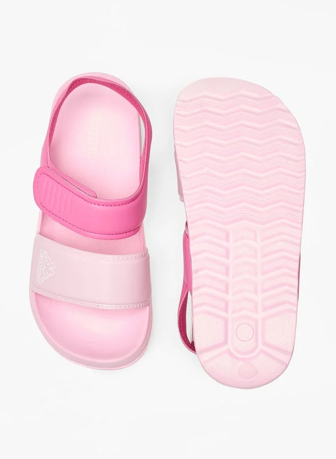 Kappa Girls' Colourblock Floaters with Hook and Loop Closure