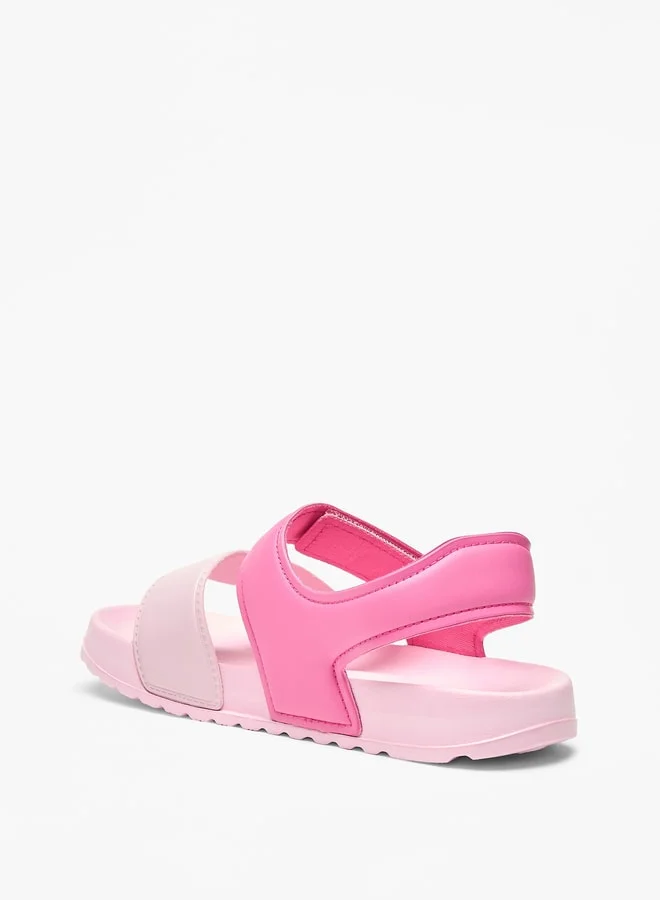 Kappa Girls' Colourblock Floaters with Hook and Loop Closure
