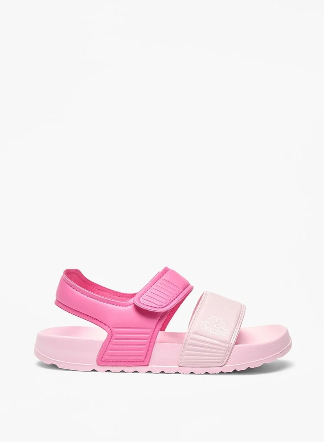 Kappa Girls' Colourblock Floaters with Hook and Loop Closure