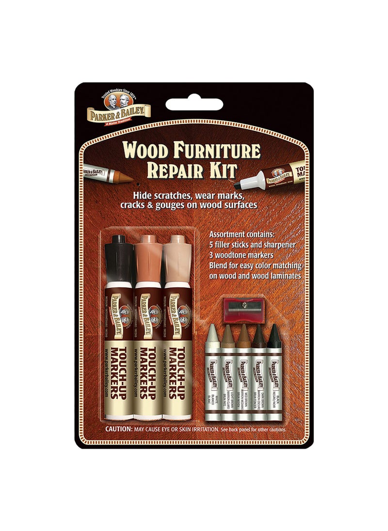 Parker & Bailey Parker  Bailey Wood Furniture Repair Kit 3 Count 