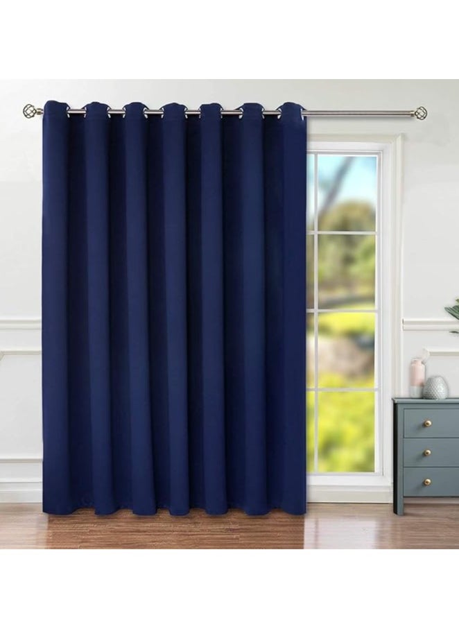 Intex Curtains House - Intex Curtains House Luxury Blackout Curtains-Steel Grommets-Thermal Insulated Fabric-For Room Darkness - 1 Panel - Image 1