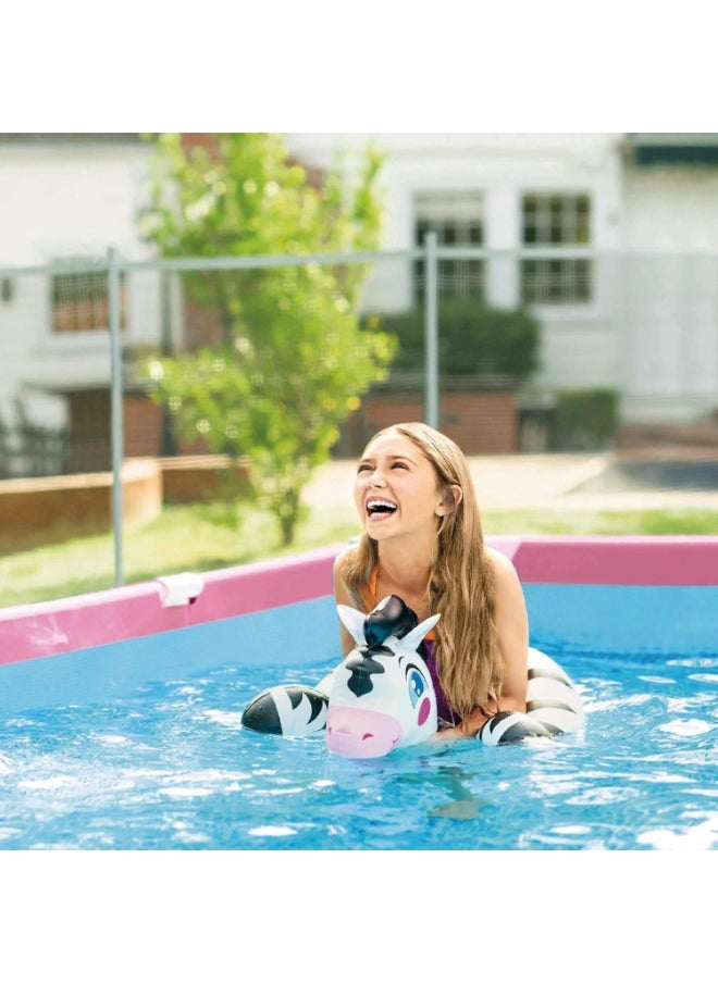 INTEX Intex Pink Rectangular Frame Pool Set 2.2mx1.5mx60cm  - Image 2