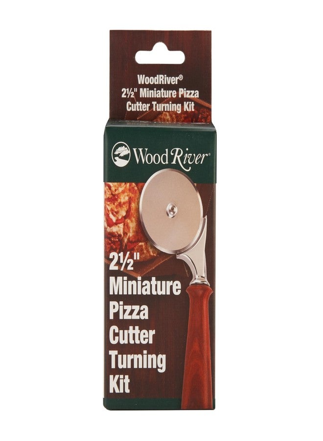 Woodriver Project Kit - 2-1/2" Miniature Pizza Cutter, Chrome - Image 3