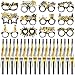 Openfly 60Pcs New Years Eve Party Supplies 2026 Happy New Year Eyeglasses with New Year Noise Makers Metallic Fringed Party Blowers for 2026 New Years Party Decorations - Image 2