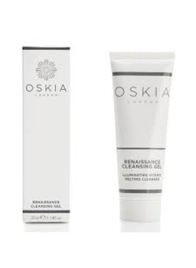 Oskia Renaissance Cleansing Gel 35ml - Image 3