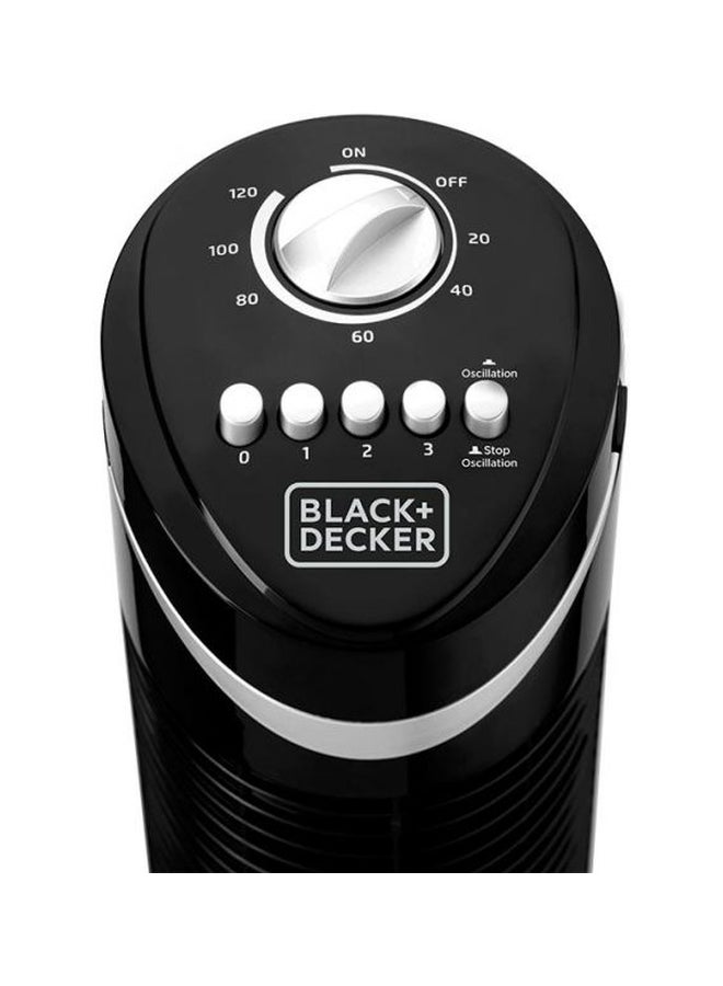 BLACK+DECKER Tower Fan 50W TF50-B5 Black - Image 3