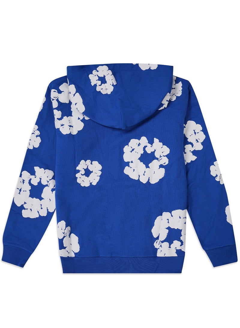 Denim Tears The Cotton Wreath Sweatshirts Royal Blue - Image 2