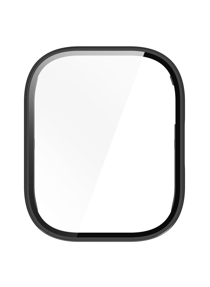 Case Compatible with Redmi Watch 5 Lite,All-Round Shockproof Hard PC Protective Case with Screen Protector,Black - Image 5