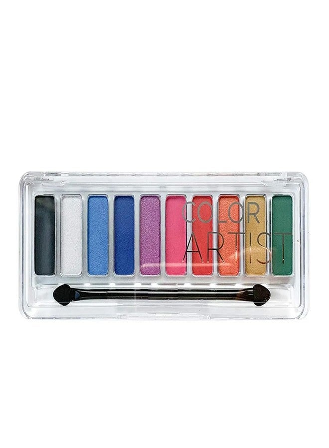 CVB ESS-102 10 Colours Eyeshadow Palette 15g | Long-Lasting, Glimmering & Sultry Shades for Bold and Subtle Eye Makeup Looks (Palette 01) - Image 1