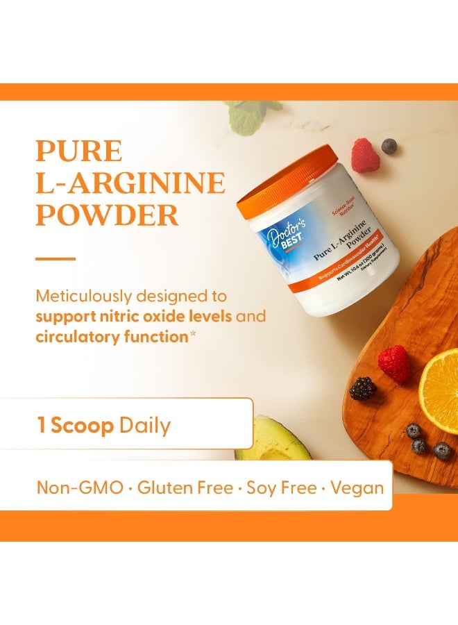 Doctor's Best L-arginine HCL Powder, non-gmo, vegan, Gluten Free, Soy Free, Helps Promote Muscle Growth, 300g - Image 4