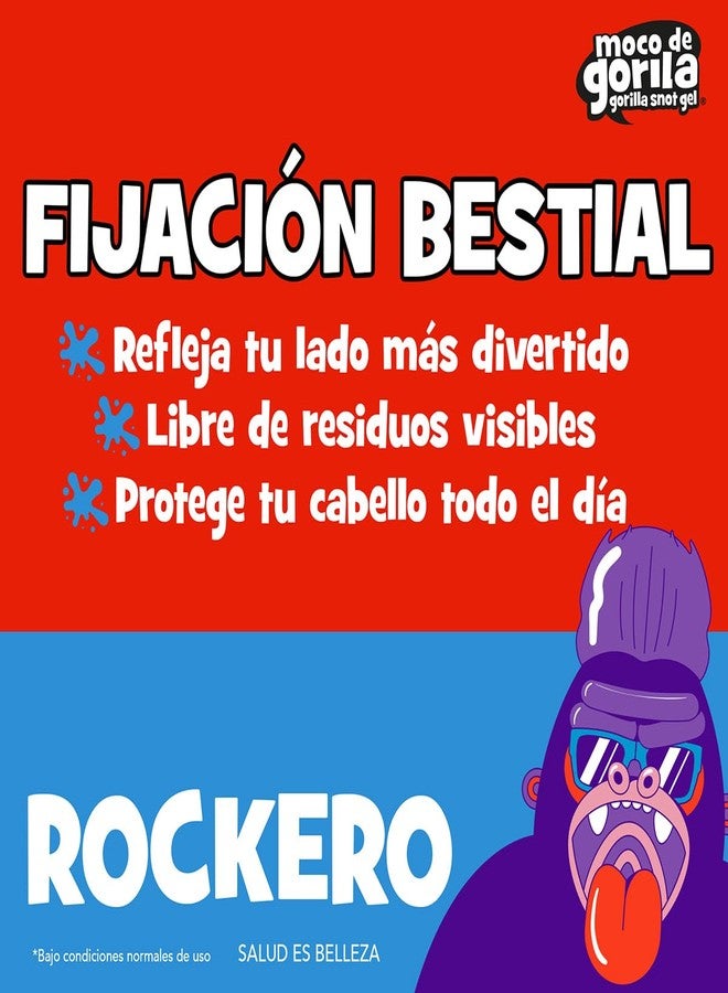 Moco De Gorila Estilo Rockero Mega Hold Gel 9.52 Oz (270 G) - Image 2