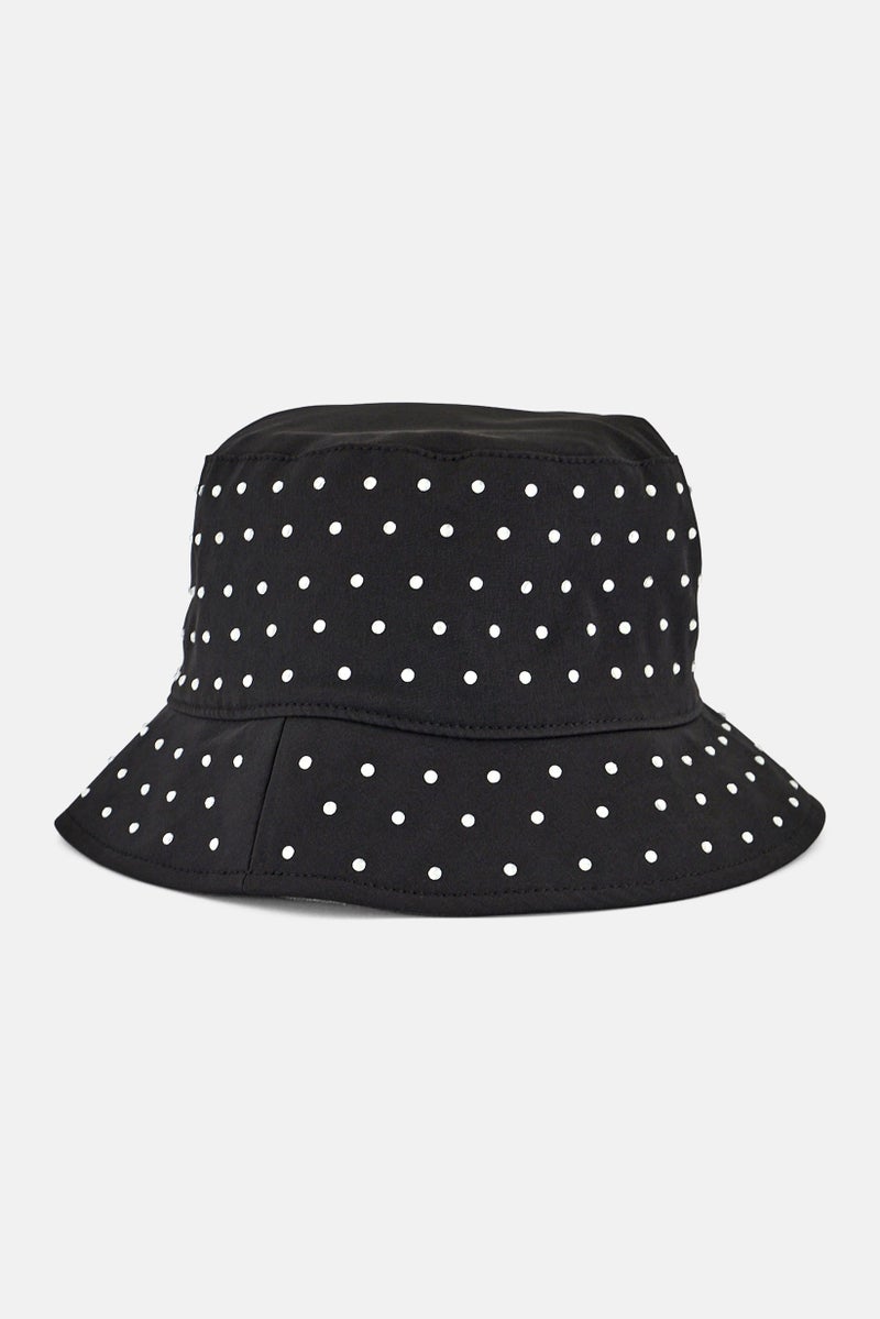 SKECHERS Women Rhinestone Bucket Hat, Black - Image 2
