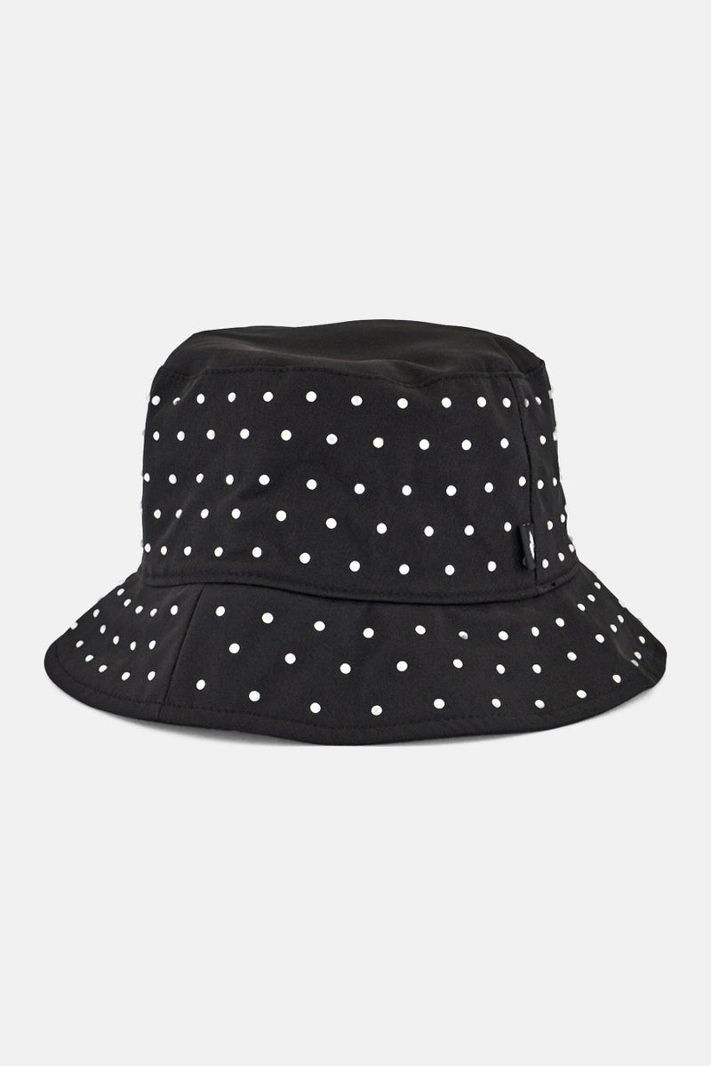 SKECHERS Women Rhinestone Bucket Hat, Black - Image 1