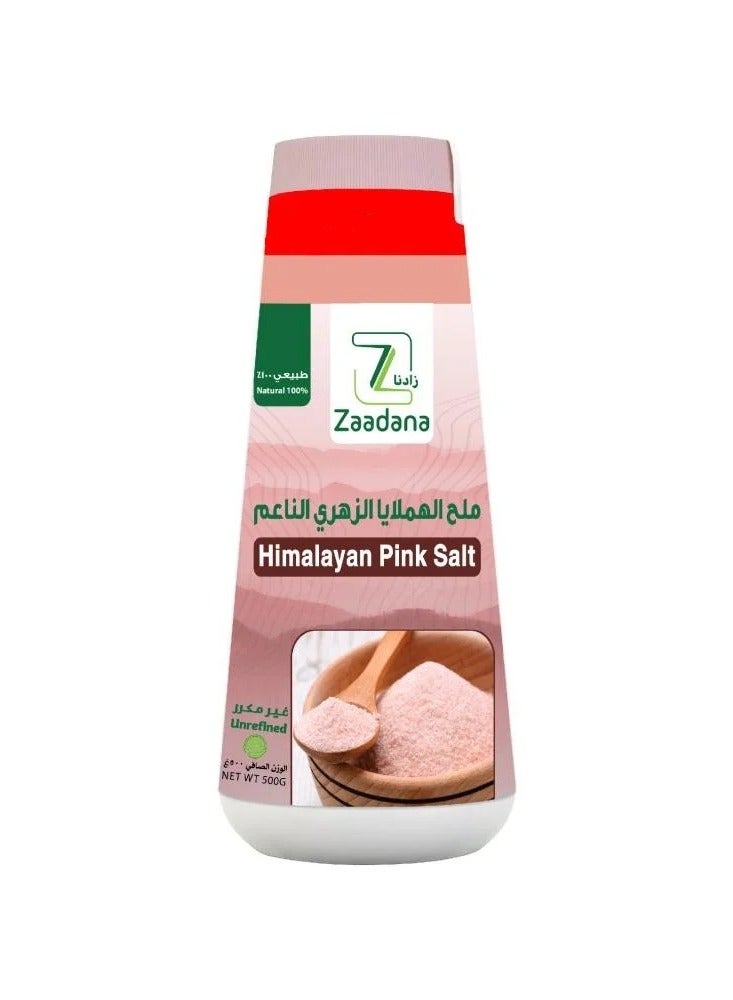 Zaadana Fine Pink Himalayan Salt - 500g - Image 1