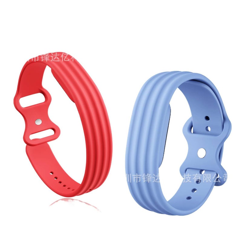 Silicone Smartwatch Band for daily smartwatch wear and replacement strap Pink On The Go Use Work Use Family Use Everyday Use Home Use Travel Use - Image 3