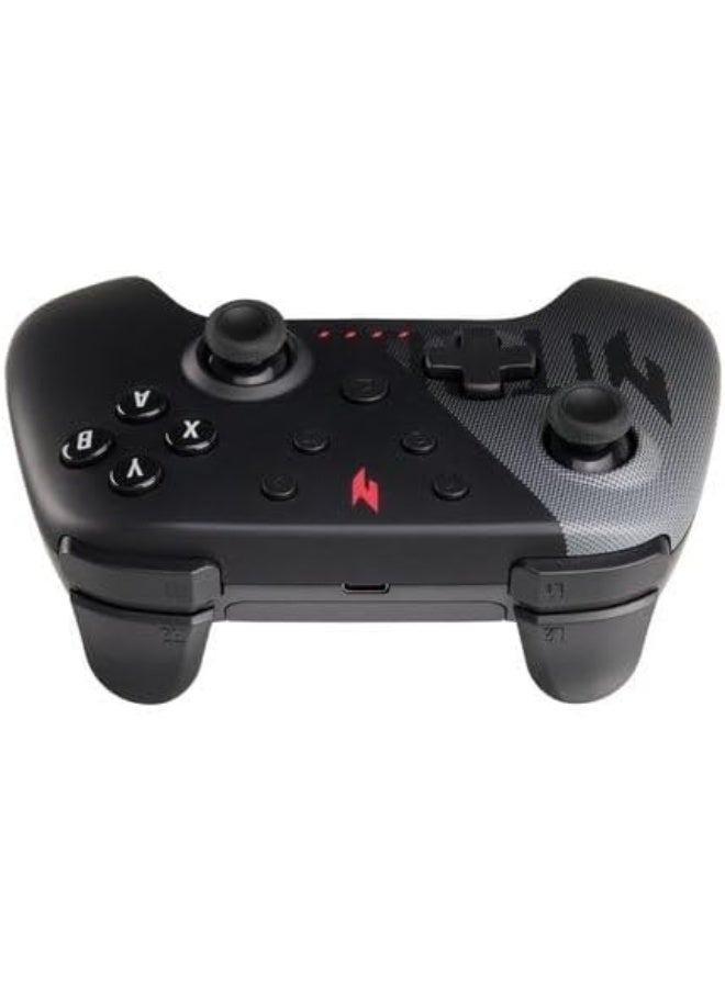 Acer Nitro NGR300 Wireless Gaming Controller, 16-Button Gamepad, Bluetooth 5.0 & USB-C, Dual Vibration, Turbo Mode, Compatible with Windows, Android & iOS, Black - Image 4