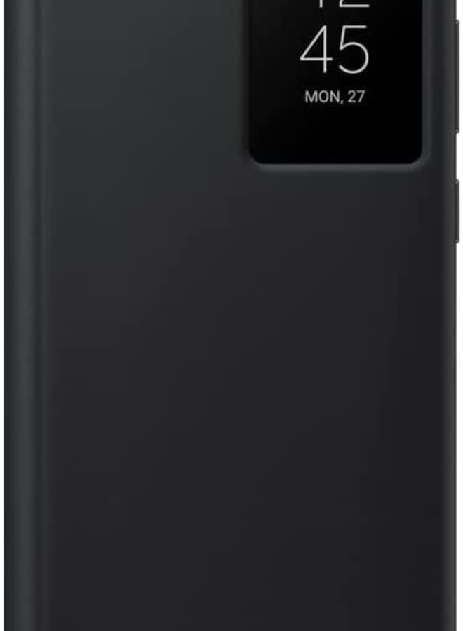Raxoom S22 Ultra Smart Clear View Cover Black