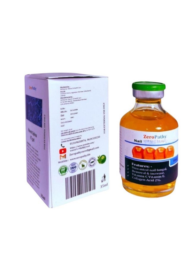 Zero Pathy ZeroPathy Nail Care Cream For Cuticle Care, Nail Growth & Strength Soft, Smooth, & Strong Lustrous Nails Unisex Nail Growth & Repair Ayurveda Cream - Herbal Nail Problem Solution Oil 35ml - Image 5