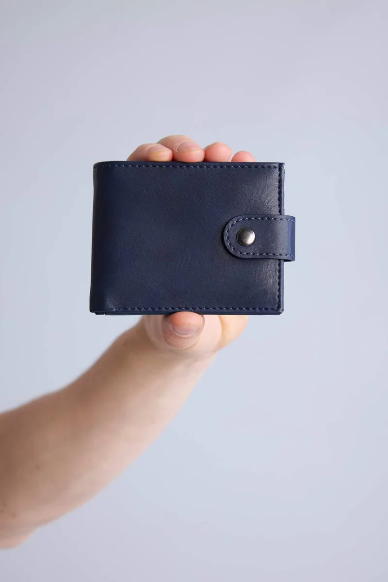 Man Faux Leather Wallets