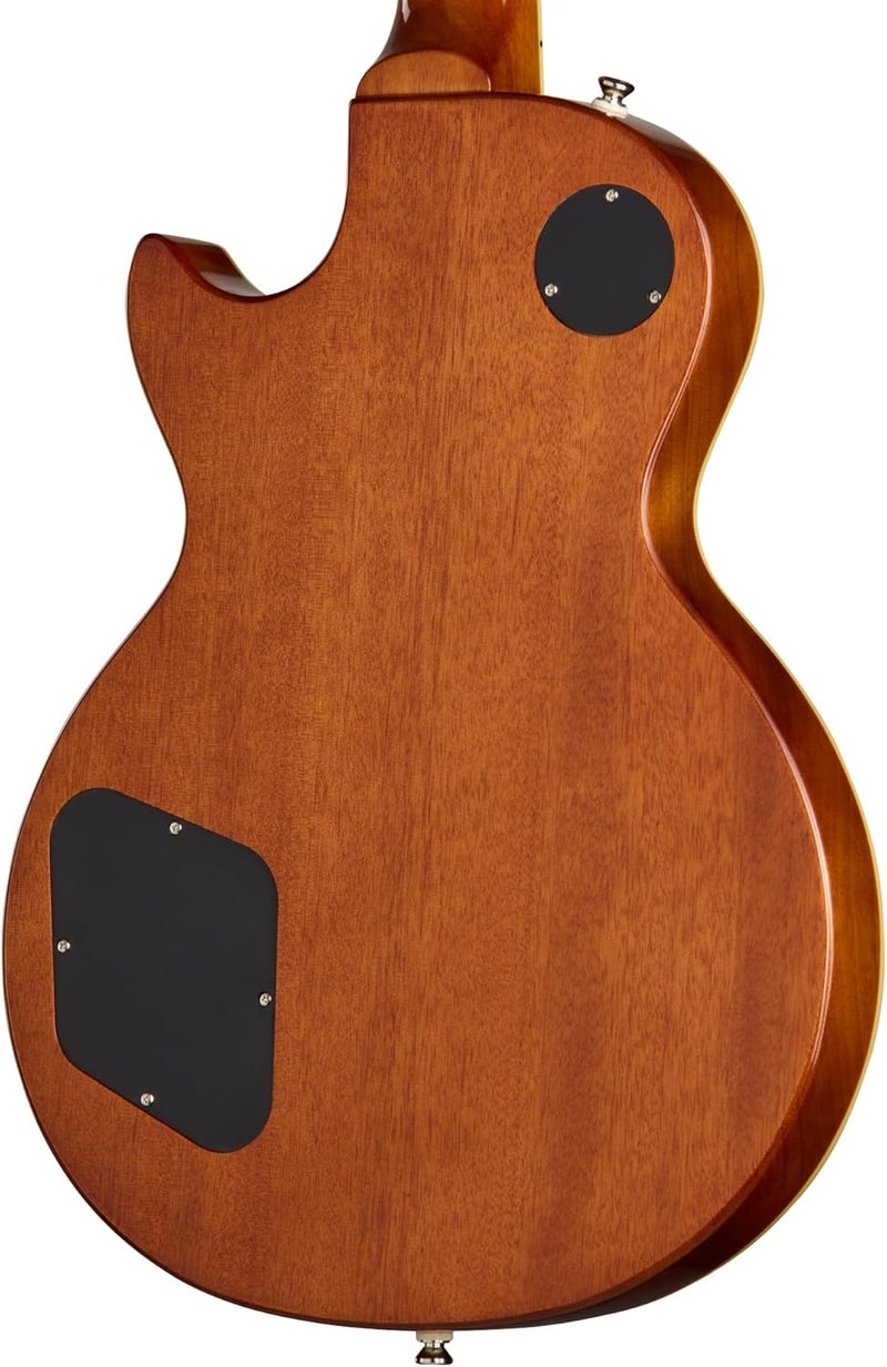 Epiphone Inspired by Gibson Les Paul Standard 50s Electric Guitar, Gold Top with Gig Bag - Image 4